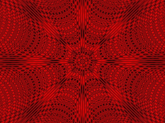 Красный абстрактный рисунок иллюзии 