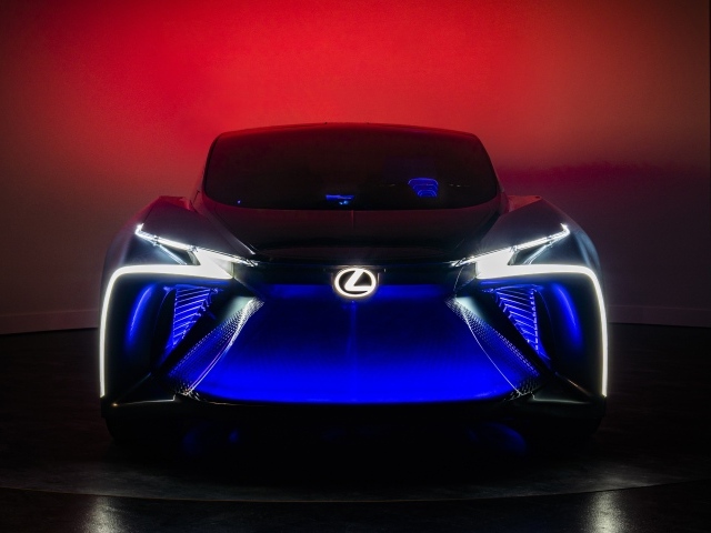 Автомобиль Lexus LF-30, 2020 года с неоновой подсветкой 