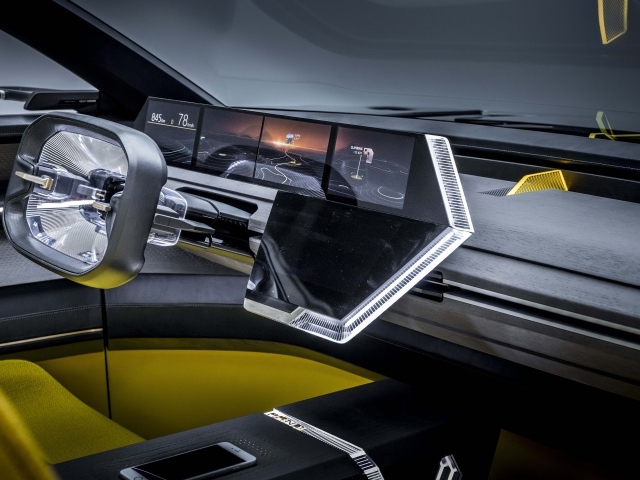 Салон автомобиля Renault Morphoz 2020 года