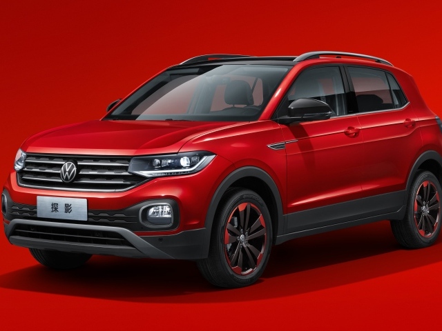 Красный внедорожник Volkswagen Tacqua 280 TSI 2019 года 