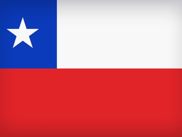 Флаг Чили крупным планом