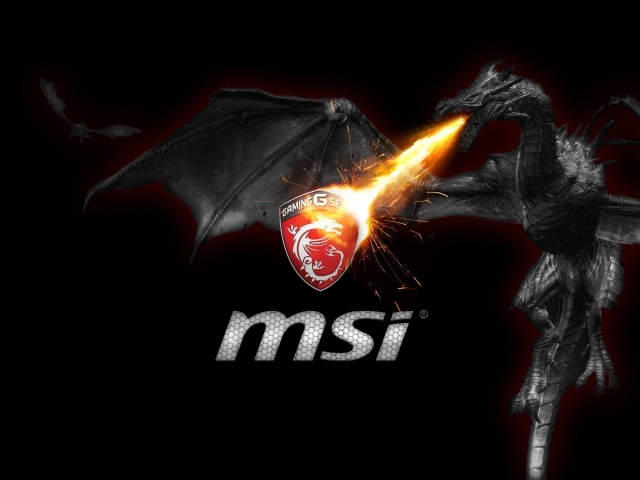 Дракон логотип MSI G Series MSI Gaming