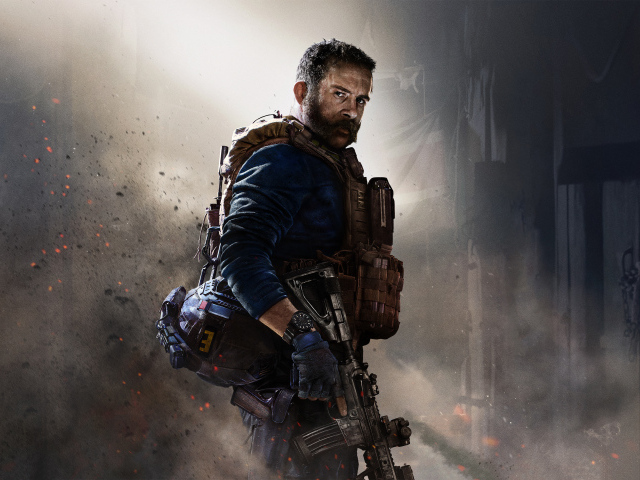 Солдат из компьютерной игры Call of Duty Modern Warfare 2019 года