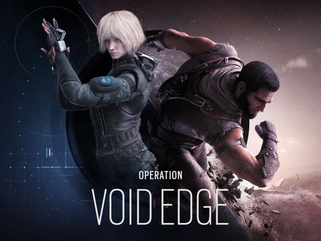 Постер компьютерной игры Tom Clancys Rainbow Six Siege Opeartion Void Edge, 2020