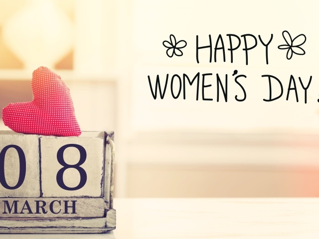 Надпись С Международным Женским Днем 8 марта