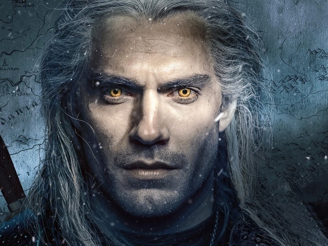 Актер Генри Кавилл в сериале Ведьмак
