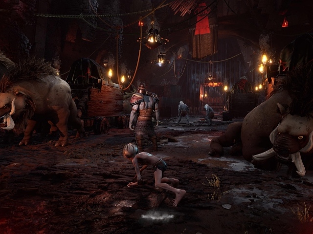 Кадр компьютерной игры  The Lord of the Rings: Gollum, 2021