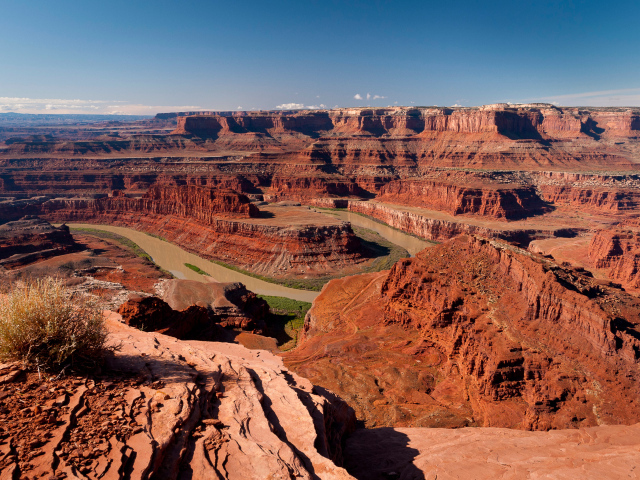 Вид на реку Колорадо в национальном парке Каньонлендс, США
