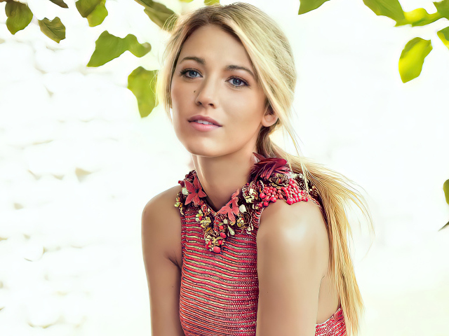 Голубоглазая девушка, актриса Блейк Лайвли