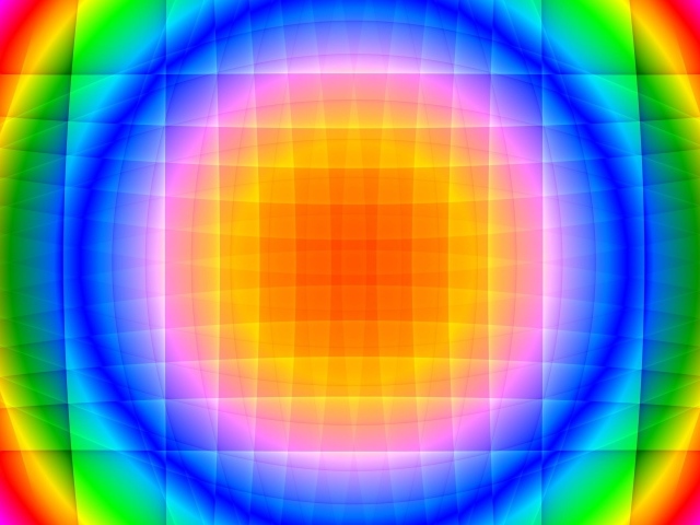 Красивый радужный круг 