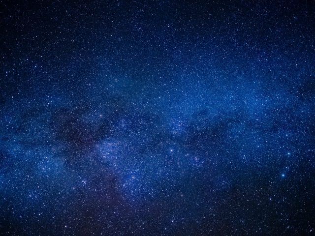 Красивое звездное небо ночью