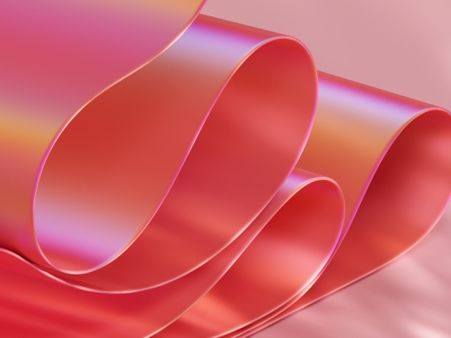 Лента 3д на розовом фоне