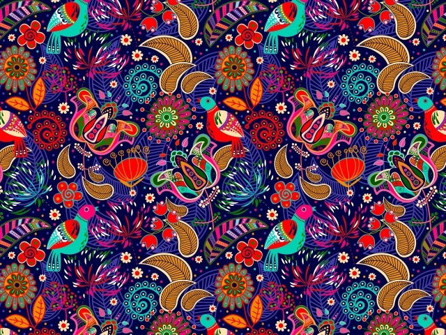 Красивый яркий абстрактный рисунок