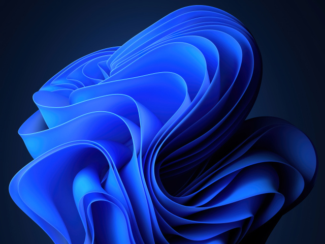 Красивый яркий синий узор на сером фоне