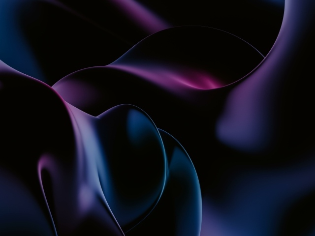 Черно синие волны абстракция