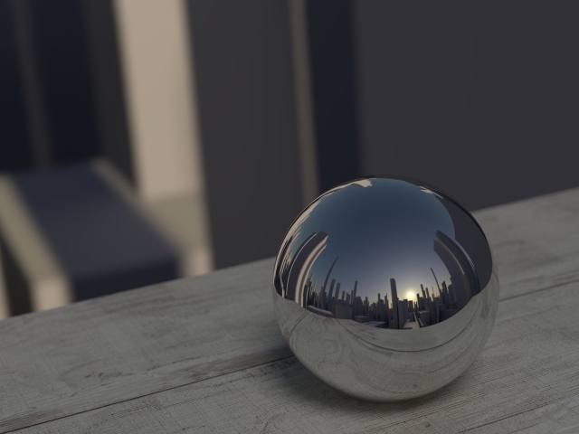 Большой стальной шар 