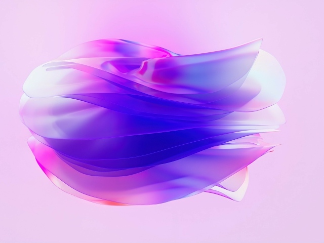 Сиреневый абстрактный узор на розовом фоне