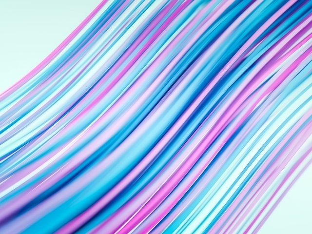 Разноцветные волнистые линии на белом фоне