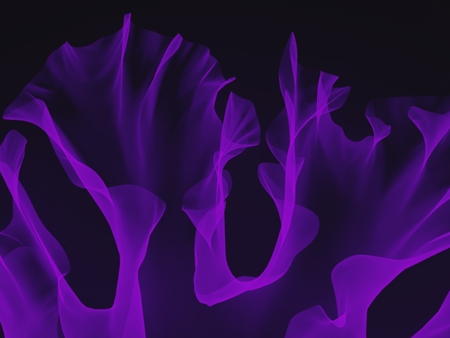 Фиолетовый узор на черном фоне