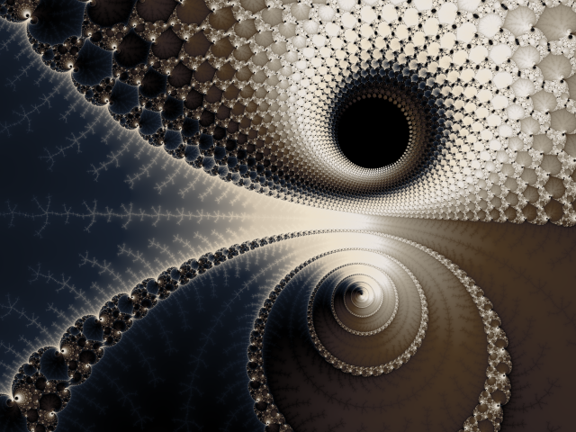Две абстрактные спирали