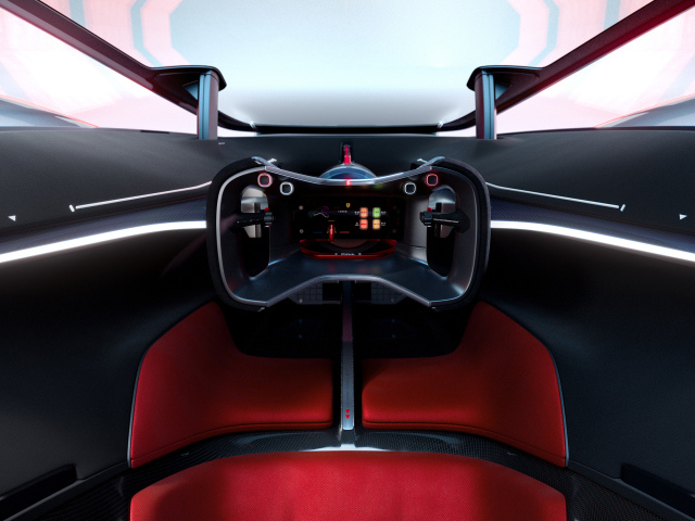 Салон автомобиля Ferrari Vision Gran Turismo