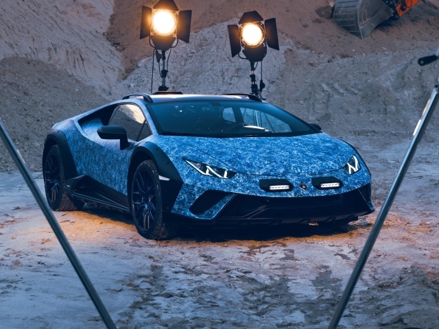 Быстрый дорогой автомобиль Lamborghini Huracán