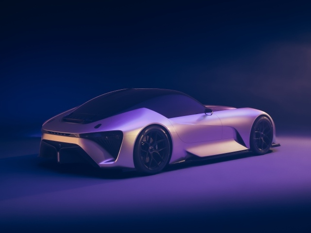 Автомобиль Lexus Electrified Sport Concept вид сзади