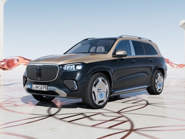 Автомобиль Mercedes-Maybach GLS 600 4MATIC 2023 года вид спереди