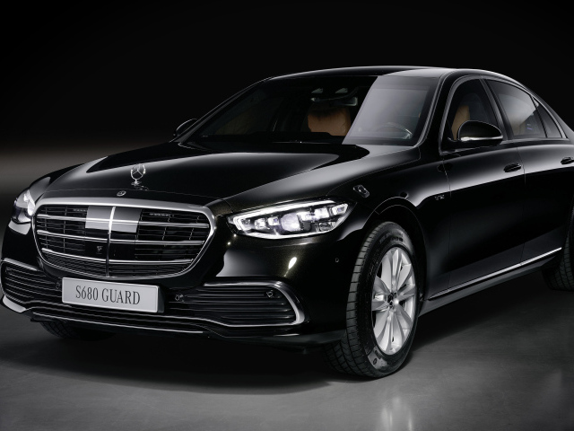 Черный Mercedes-Benz S 680 Guard 4MATIC 2023 