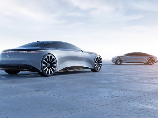 Новый автомобиль Mercedes Vision EQS