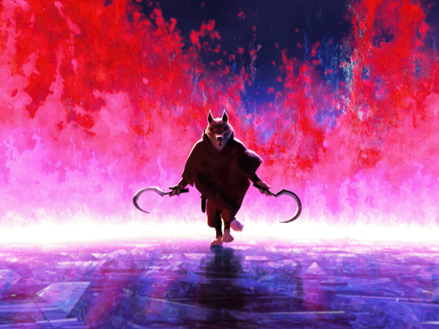 Волк из мультфильма Кот в сапогах 2: Последнее желание