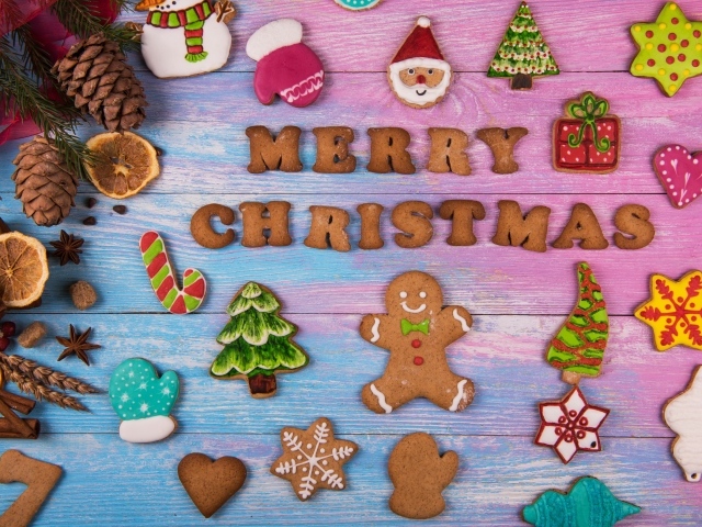 Красивое печенье на Рождество