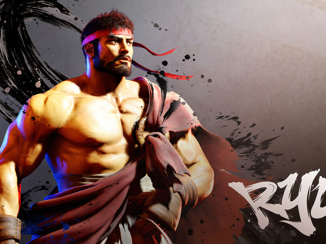 Персонаж Ryu компьютерной игры Street Fighter 6