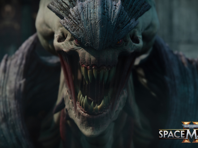 Монстр из компьютерной игры Warhammer 40,000: Space Marine 2