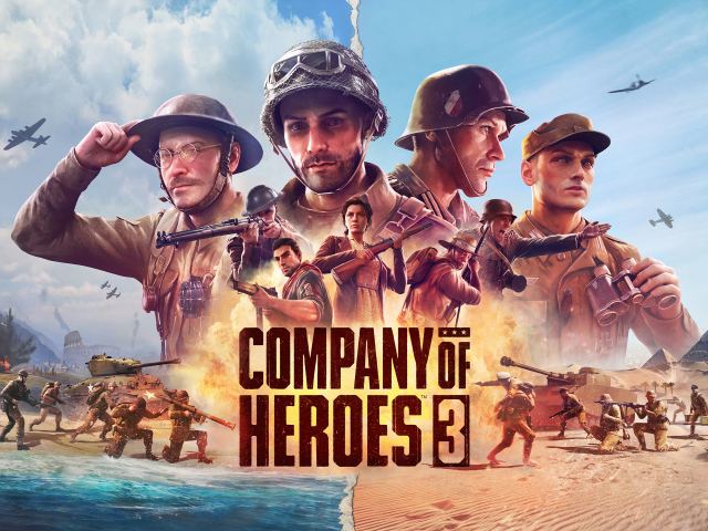 Постер компьютерной игры Company of Heroes 3, 2023