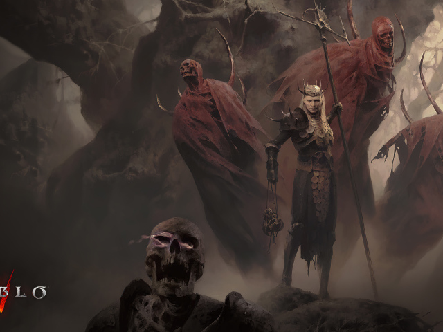 Постер новой компьютерной игры Diablo IV
