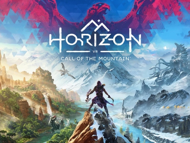 Постер новой компьютерной игры Horizon Call of the Mountain