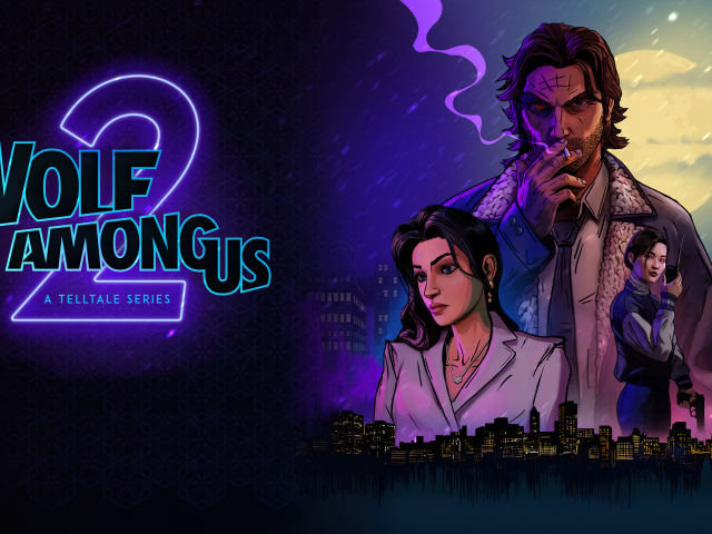Постер новой компьютерной игры The Wolf Among Us 2