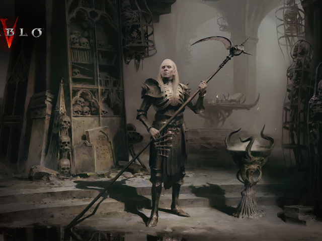 Персонаж компьютерной игры Diablo IV