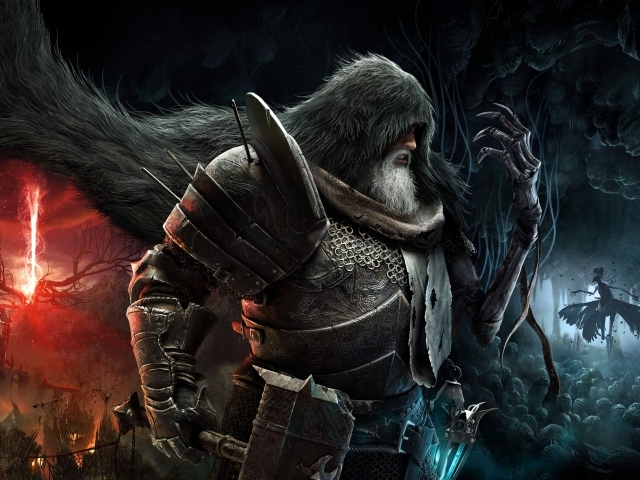 Воин из компьютерной игры The Lords of the Fallen