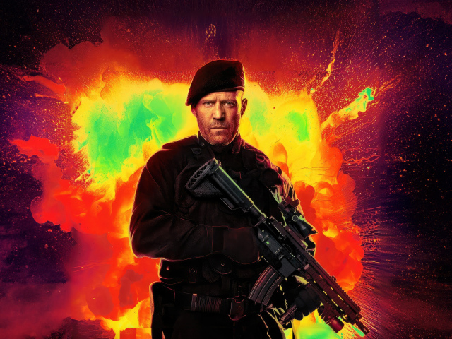 Персонаж Ли Кристмас актер Джейсон Стейтем в фильме Неудержимые 4, 2023