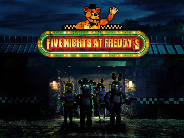 Постер нового фильма Пять ночей с Фредди, 2023