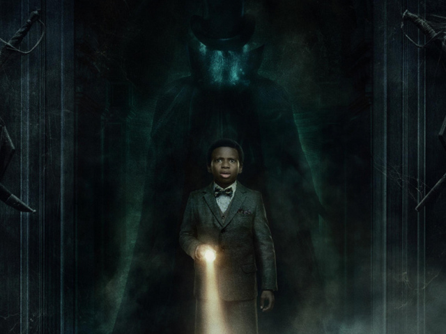 Постер нового фильма Особняк с привидениями, 2023 года