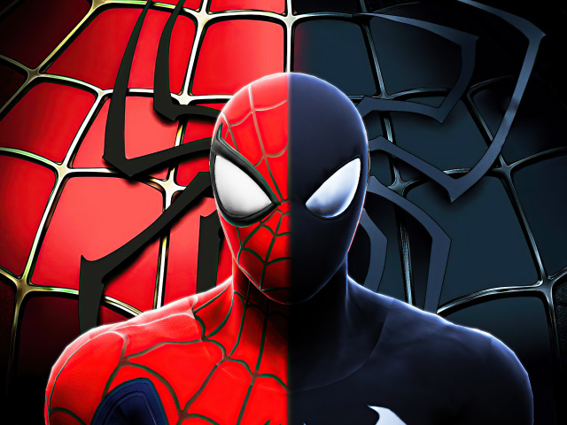 Темная и светлая сторона человека паука