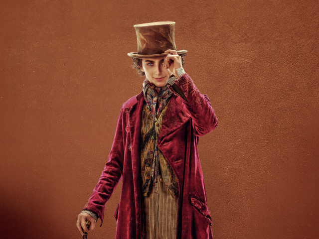 Персонаж Вилли Вонка в фильме 2023 года