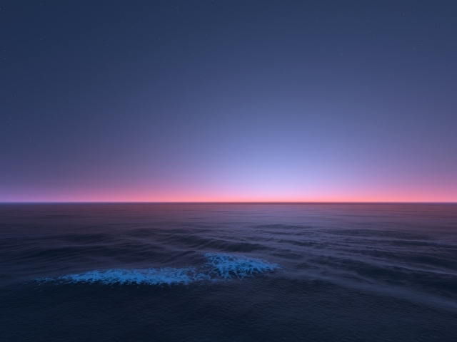 Красивый вид на морской горизонт