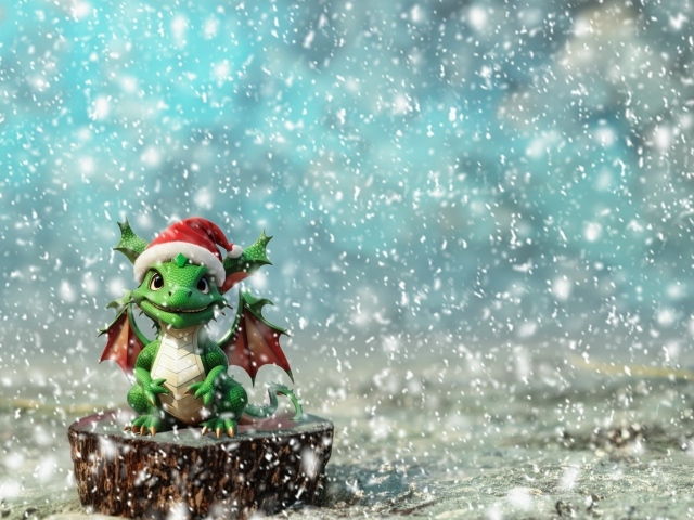 Зеленый дракон символ 2024 года