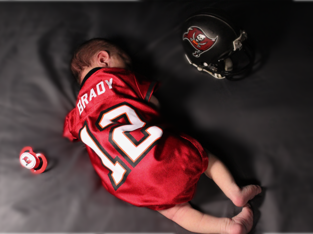 Маленький будущий футболист