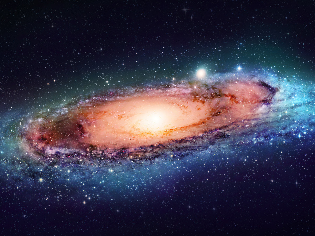 Большая космическая галактика