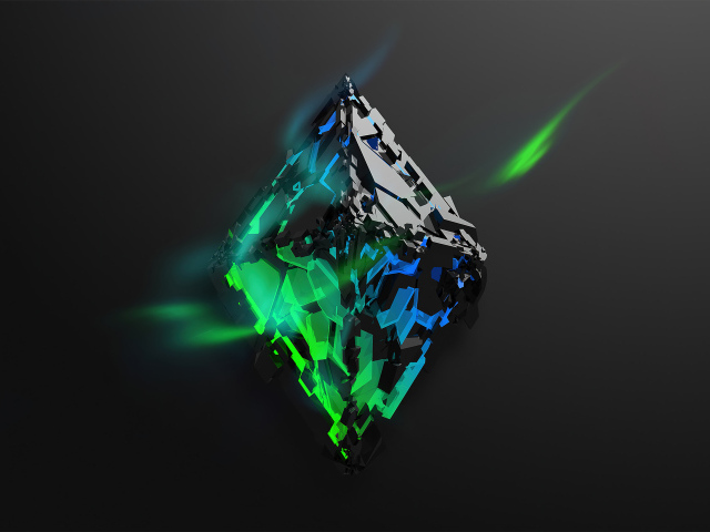 Элемент 3д ethereum на сером фоне